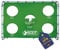 Best Sporting Fußballtor I Fußballtor Kinder 240cm x 170cm x 85cm I sehr stabil mit grüner Torwand und 5 Schusslöchern I Hochwertiges Kindertor mit Netz, Torwand & Heringen I Fussball Tor Grau