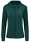 donhobo Damen Sportjacke Laufjacke Langärmlig Leicht Atmungsaktiv Full Zip Sweatjacke für Wandern Outdoor Running (Dunkelgrün, M)