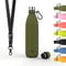 Daikoku - Bouteille d'Eau en Acier Inoxydable | Thermos Isotherme 750ml | Sans BPA | Etanche | Idéale pour le Sport, le Bureau, la Randonnée | Vert Militaire | 750 ML