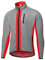 WOSAWE Reflektierende Fahrradjacke Herren Damen Winddicht Wasserabweisend Laufjacke (Jacke Rot L)