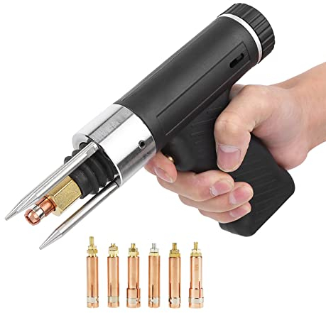 Capacitor Discharge Stud Welder Spot Stud Welder Stud Welding Gun Spot Welding Torch with 6 M3 to M10 Collets
