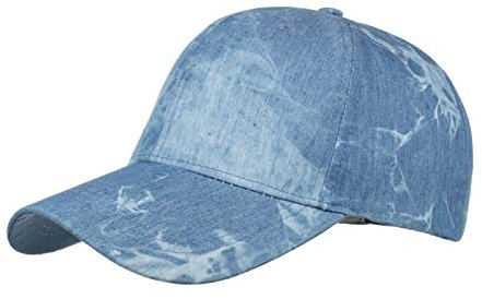 Baseball Cap Damen Basecap Kappe Herren Unisex Mütze Hut Baseballkappe Neue Tie-Dye Koreanische Baumwolle Gewaschene Hüte Für Männer Frauen Kappen Wild Casual Fashion Hat Einstellbar