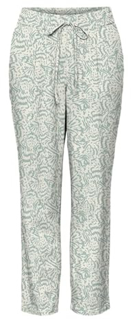 VMJESMILO Ankle Pants WVN GA Noos, Silt Green/AOP: hyrsa, S