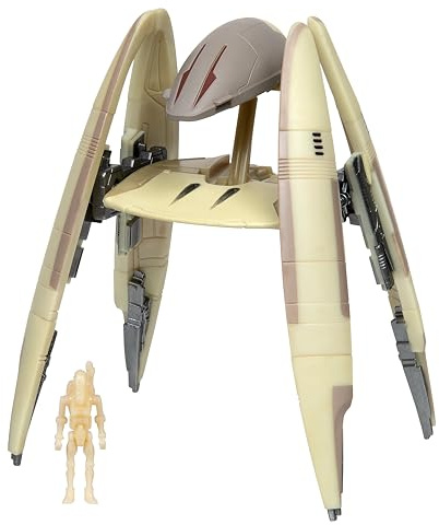 Star Wars Micro Galaxy Squadron Vautour Droid Mystery Bundle – Véhicule de 7,6 cm et véhicule de 6,3 cm avec accessoires de micro figurines