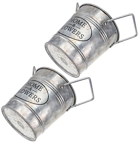 Toddmomy Eisen-blumentopf-Set Vintage Für Den Innen- Und Außenbereich Für Die Inneneinrichtung