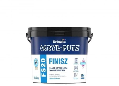 Gipsspachtel Feinputz Gebrauchsfertig ACRYL-PUTZ® FS 20 FINISH 1,5kg