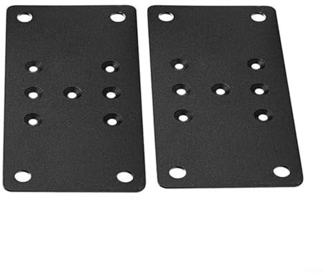 2 Stück Holzzaun Pergola Pfosten Basis Halterungen Stahlplatte für Holzverbindung, Deckgeländer, Holzzaun