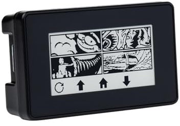 TUOPUONE Écran tactile E-Ink de 5,4 cm compatible avec Raspberry Pi Zero/Zero W 250 × 122 Résolution boîtier ABS faible puissance grand angle de vision