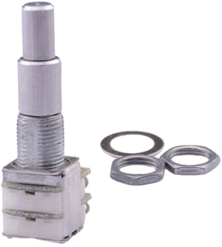 1 gestapeltes Potentiometer B5K/B10K/B50K/B100K/B250K/B500K gestapeltes doppelkonzentrisches Potentiometer mit Zentralverriegelung für elektrische Instrumente