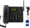 Classic Big Button Desk Phone, Wireless Quad Band GSM Desk Phone, Desktop Style Phone With SIM Card Slot, Wireless Fixed Phone, Caller ID, For Home Office Hotel