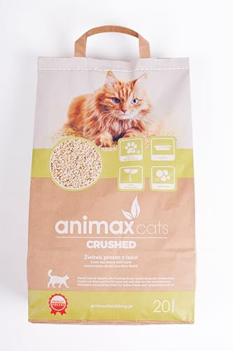 Klumpstreu für Katzen 20 L - Katzenstreu Klumpend - Staubfrei und Duft - 100% Natürliche von SEPIR