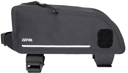 ZEFAL Z Adventure T1 Rahmentasche Fahrrad, Horizontale Schlauchtasche, wasserdicht und leicht, Zubehör für Fahrrad, Rennrad, MTB und Gravel – Kapazität 1 l – 150g, Schwarz