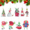 9Stück Grin-ch Weihnachtsschmuck,Grin-ch-Hängeornament,Weihnachtsschmuck G-rinch Acryl Hängende Anhänger,Für den Weihnachtsbaum im Innenbereich, Heimdekoration(Grün)