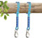 LCUHAVA 2 Stück Schaukel Befestigung Seil, 60cm Hängematte Befestigung, Seil mit Karabiner, (Hält 400kg) Geeignet für Innen- und Außenbereich, Hängematte, Baumschaukel und Vogelnestschaukel
