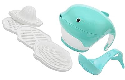 Sosoport 1Stück Multifunktionale Lebensmittelschale Mit Design Handbetriebene Für Ergänzungsnahrung Erbsengrün Für Zubereitung Von Babynahrung Brei
