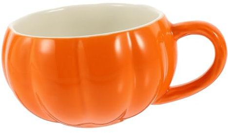 Taza de Cerámica con Forma de Calabaza para Halloween Vaso Decorativo para Café y Bebidas Calientes para Desayunos y Fiestas Taza Duradera y Práctica
