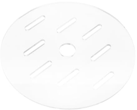 NOLITOY Acryl Fisch Tank Abdeckung Rundes Anti Sprung Schutzplatte für Aquarium DIY Schutzabdeckung Langlebig und Praktisch aus Robustem Acrylmaterial
