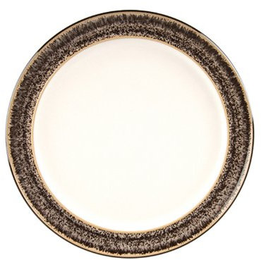 Denby Praline Wide Rimmed Dessert/Salad Plate, 24.5cm