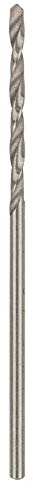 Bosch 2609255035 Set de 2 Forets à métaux rectifiés HSS-G DIN 338 Longueur 40 mm Diamètre 1,5 mm, Argent