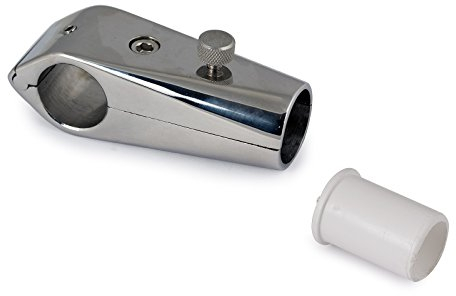 wellenshop Flaggenstockhalter Relingsmontage 25 mm