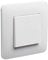 Prises electriques Standard - Prise extra plate - Prise murale - Interrupteur va et vient sans Fil - Prise murale - Gamme Casual - Bouton Poussoir Blanc Brillant - Debflex