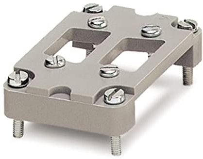 Phoenix Contact HEAVYCON B6 Adapterplatte für Stromversorgungssteckverbinder in robuster Ausführung, Packung a 2 Stück