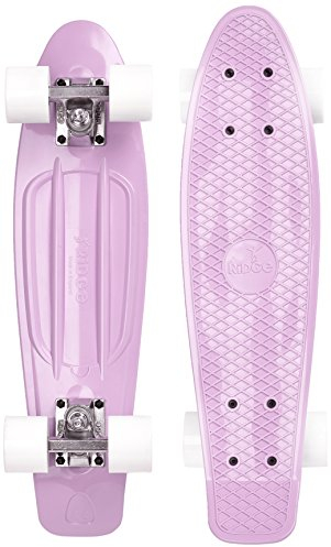 Ridge Skateboards Pastel 22 Mini Cruiser Board, 55cm, EU-hergestelltes Skateboard, Komplett