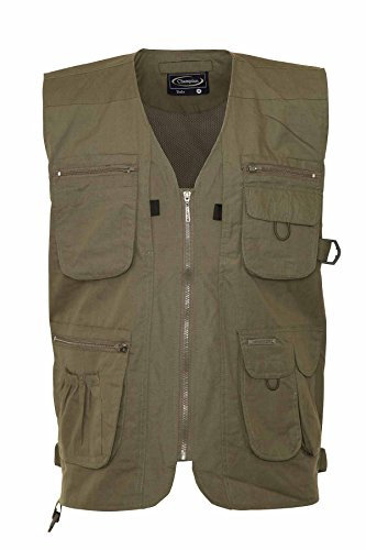 Champion Mens Dale Country Clothing Polycotton BodyWarmer Olive XL