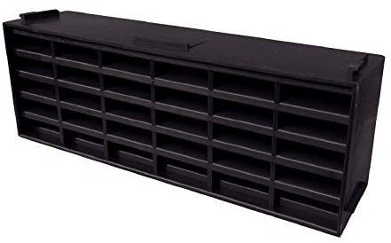 10 x Blue/Black Interlocking Air Brick Vents 9 x 3 Grille for Air Flow Ventilation