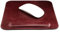 Londo Genuine Leather Mousepad with Wrist Rest (Purple)