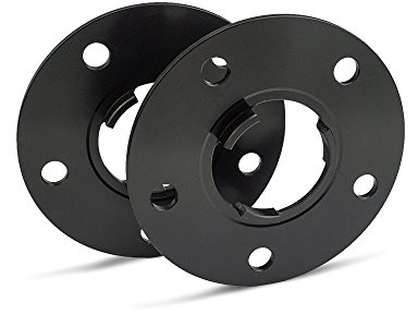 SCC Spurverbreiterung 12422W - schwarz eloxiert - LK: 130/5 NLB: 71,6 - 5mm - 2 Stück