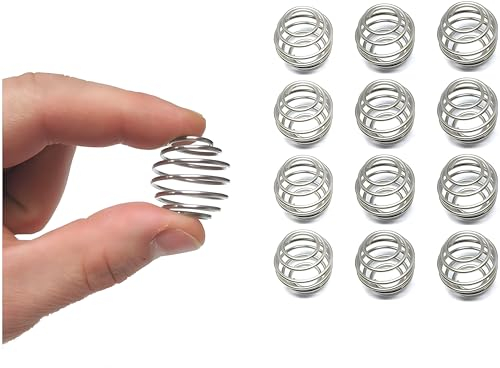 YOFAN 12pcs Formula Mixers,Milkshake Protein Shaker Ball For Small Bottle,Food Grade Stainless Steel Wire Mixer Mixing Ball For Small Shaker,Drinking Bottle Cup