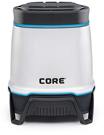 CORE 1250 Lumen Rechargeable Bluetooth Speaker Lantern with USB Output, Charges Phones