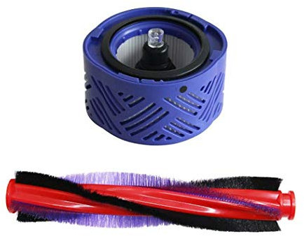185 mm/225 mm setola rullo filtro per aspirapolvere Dyson V6 Animal Fluffy DC59 DC62 SV03 Assemblea (185 mm)