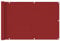 vidaXL Ecran de Balcon Brise-Vue Brise-Vent Store de Jardin Store d'Extérieur Ecran de Protection Ecran d'Intimité Rouge 90x400 cm PEHD