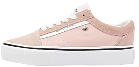 British Knights Femme Plateforme Mack Basket, Rose et Blanc, 37 EU