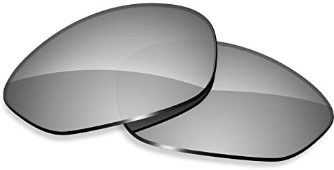 ToughAsNails Verres polarisés de rechange pour lunettes de soleil Oakley X Metal XX, argent chromé, taille unique