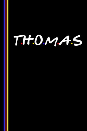 THOMAS Personalized Friends tv show Notebook/Journal: Birthday Gift For boys and men, Size 6x9, 120 Pages