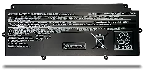 FPCBP536 FPB0340S CP730401-01 CP737634-01 CP749820-01 CP760852-03 4INP5/60/80 Sostituzione della batteria del laptop per Fujitsu LifeBook U937 U938 U937-P580DE U937-P760DE Series(14.4V 50Wh)
