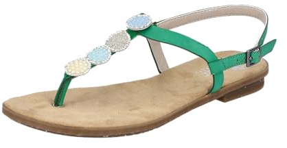 Rieker Damen Sandalen 64211-52 grün Gr. 38