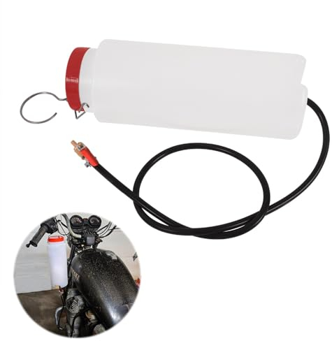 Oldbones Universal Motocicleta Tanque Auxiliar de Combustible Tanque de Gas Botella de Combustible Botella de Gas Tanque de Combustible Kit de Reparación de Motocicletas Recipiente 2L