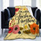 Oudrspo Flanell-Fleece-Yoga-Überwurf, Pretty Swery I'm A Ray of Fucking Sunshine Bunte Blumen-Überwurf für besseren Schlaf, Klimaanlagen-Decke und groß, antistatisch, 152,4 x 127,6 cm
