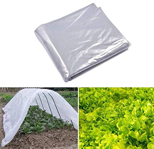 HEIBTENY Bâche Transparente Serre Film Bâches Protection Tomato Film pour Serre couvertures extérieur 3 m x 4 m/6 m/10 m Film Anti-Goutte agricole PE Feuille de Plastique Transparent Film Plastique