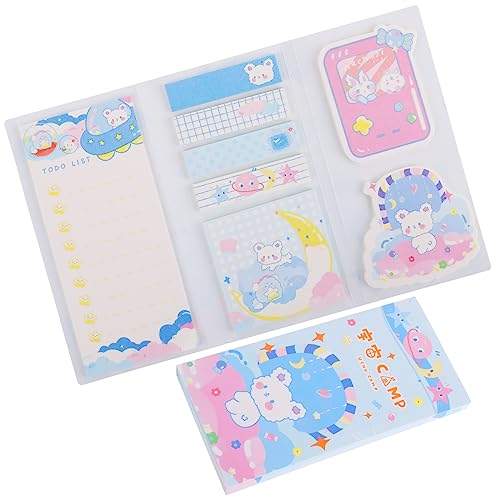 cobee Haftnotizen Set, 240 Kleine Blöcke für Kinder Selbstklebende Aufkleber Notizzettel Index Tag Bürobedarf Schule Zubehör Mitgebsel Haftnotizen Klebezettel Kleine Geschenke für Kinder