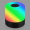 Briloner - Mini lampada da tavolo a LED senza fili, lampada da comodino touch, lampada da scrivania, lampada da tavolo per esterni e interni, USB-C, lampada da campeggio, 7x7 cm, nero