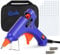 ilauke Hot Glue Gun for Crafting, Hot Stick Glue Gun Kit with 60pcs Sticks & Carrying Case & Finger Caps, 20W Mini Glue Gun for DIY Craft Home Repairs, Heat Up Quickly