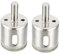 TOP-VIGOR 2Pcs 32mm Diamond Drill Bit Hole Saw, Hole Cutter for Glass, Ceramic, Porcelain, Stone, Granite, Marble