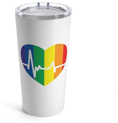 Teegarb Letter Blanket lgbt heart Tumbler 20oz 20oz