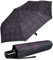 Knirps Taschenschirm Slim Duomatic Auf-Zu-Automatik Stars Black