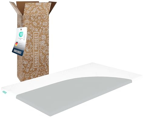 September Komfortschaum Topper 70 x 140 x 6 cm - Weich - Made in Germany - Oeko-Tex - 60° Grad waschbar - 70x140